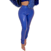 Colorful Women's Vinyl Pants