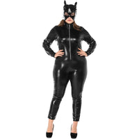 Beautiful Black Catwoman Bodysuit