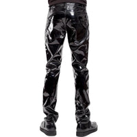 Zippered Men's PVC Pants