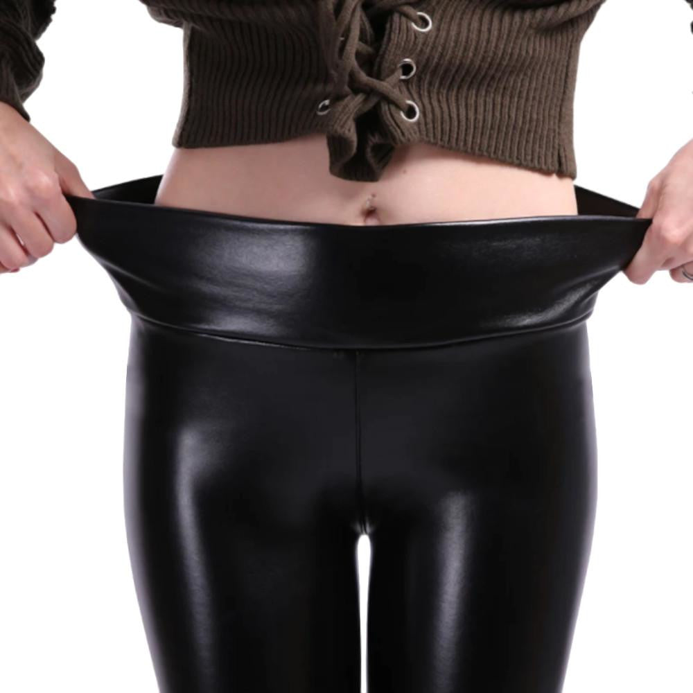 Tight Pants Black PVC Leggings