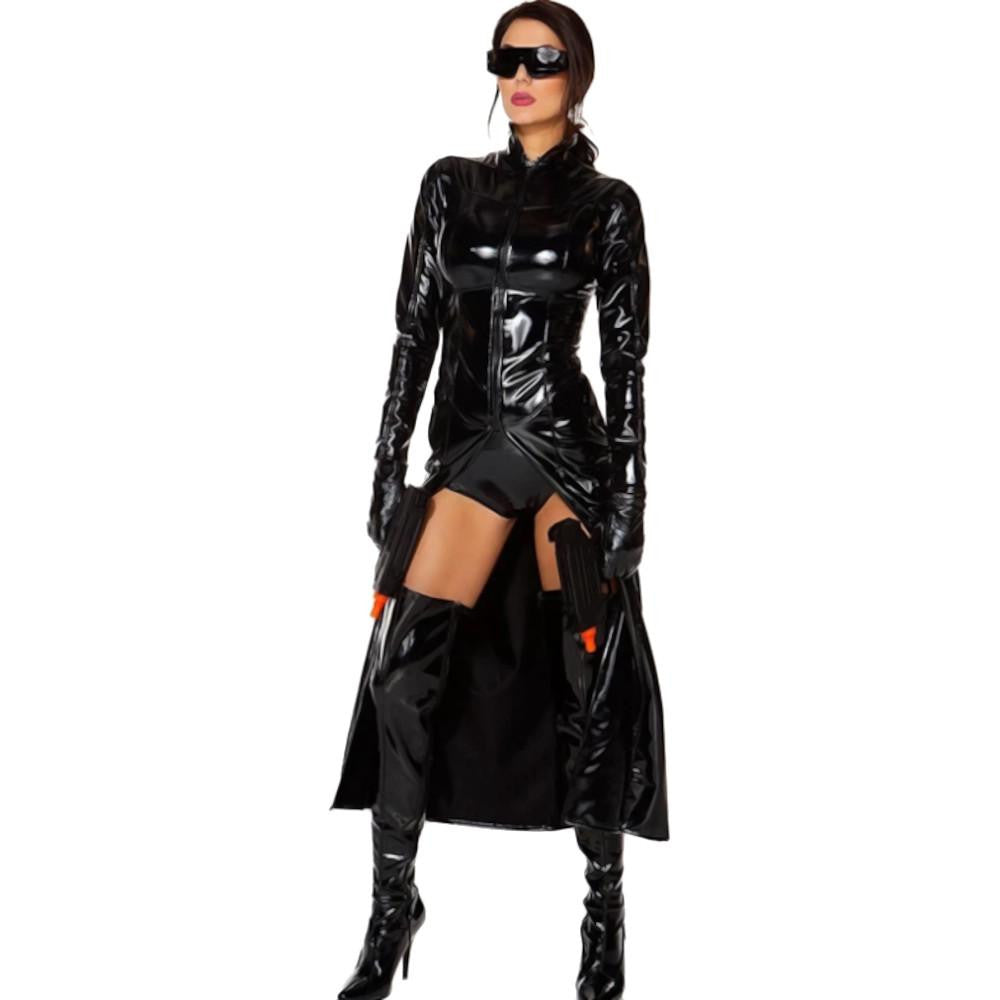 Vinyl Vixen Trench Coat