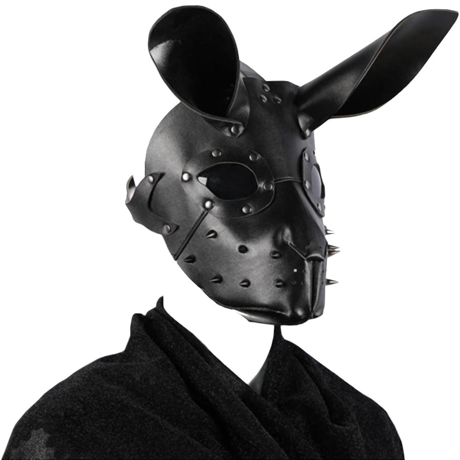 Rabbit Fetish Gas Mask Hood