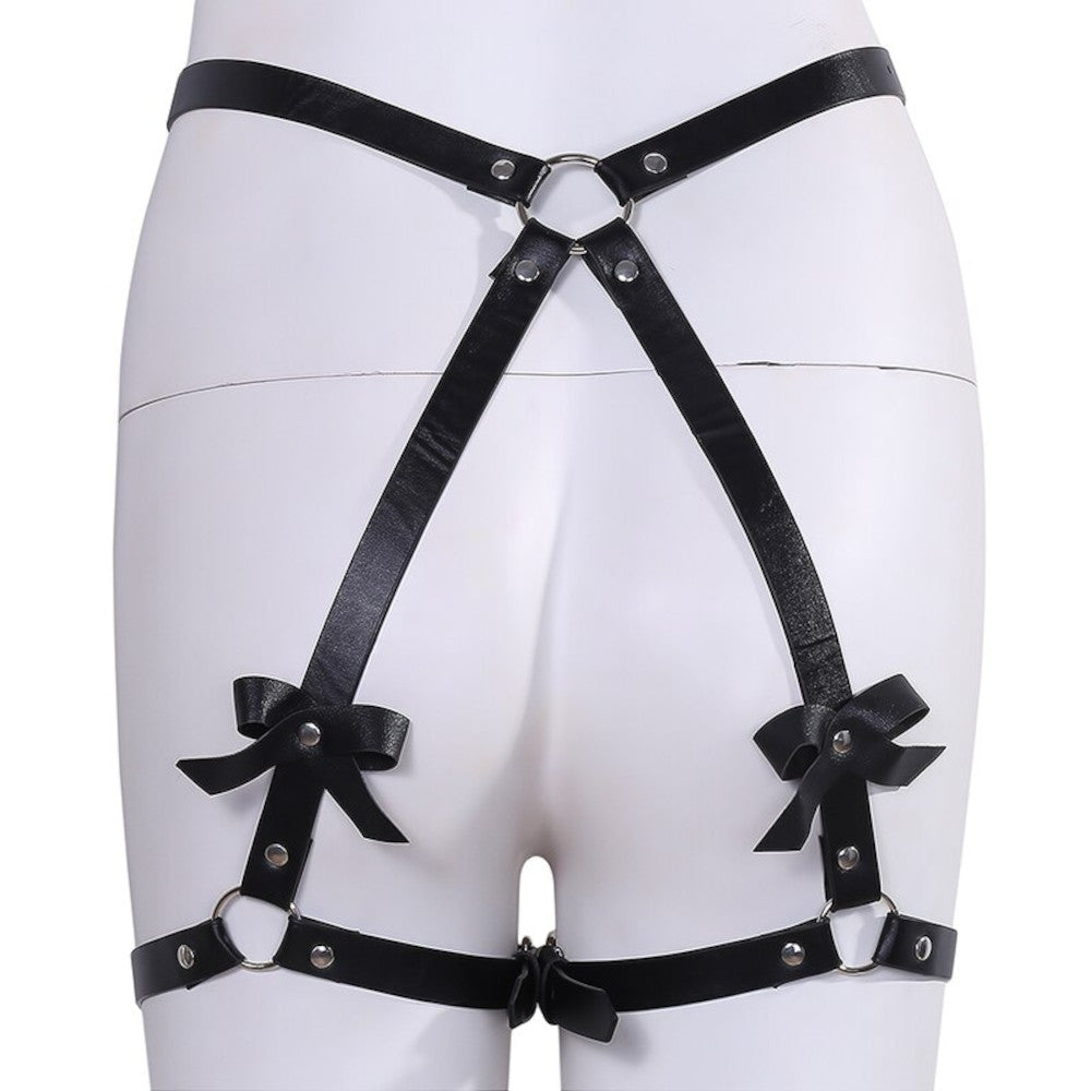 PU Leather Thigh Restraints