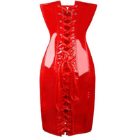 PVC Dominatrix Corset Dress