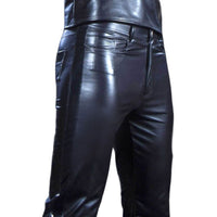 Sleek Leggings Men's PVC Trousers