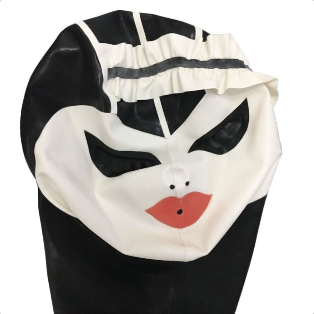 Rousing Ruffled Face Mask Hood