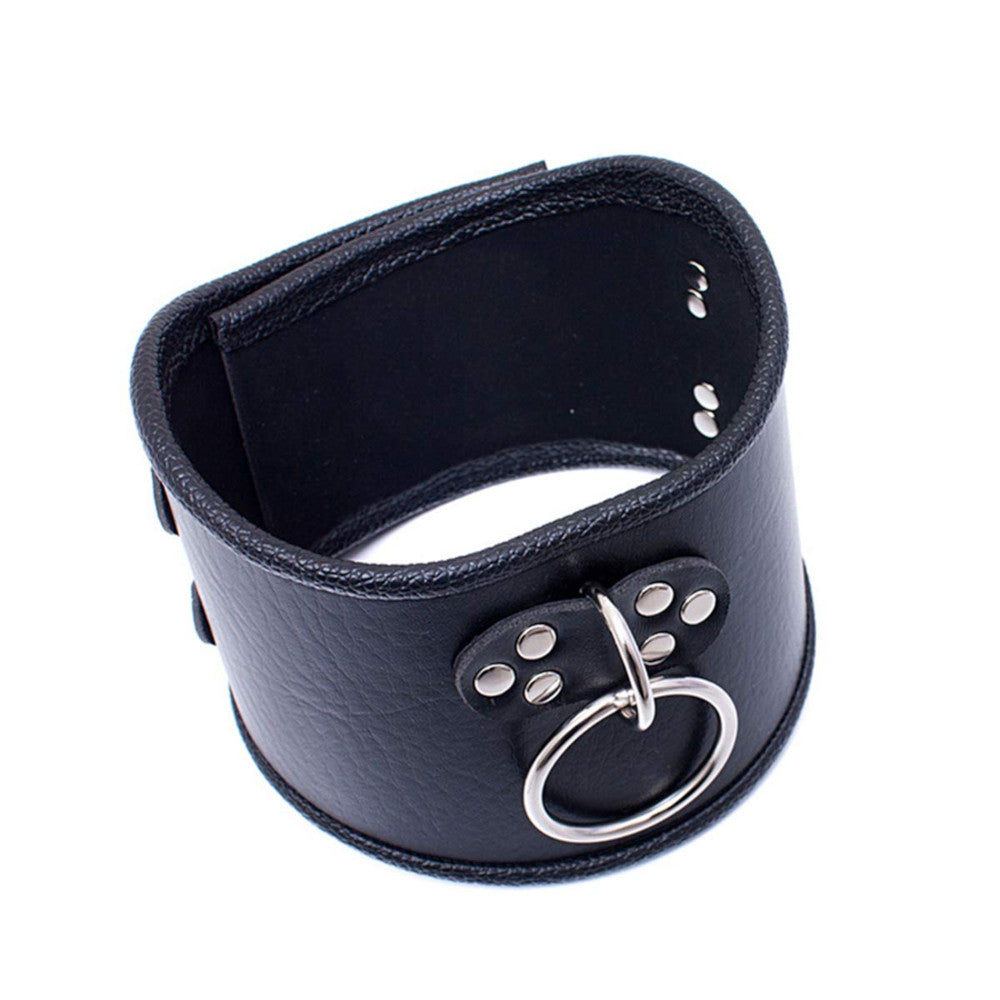 Black PU Leather Posture Collar