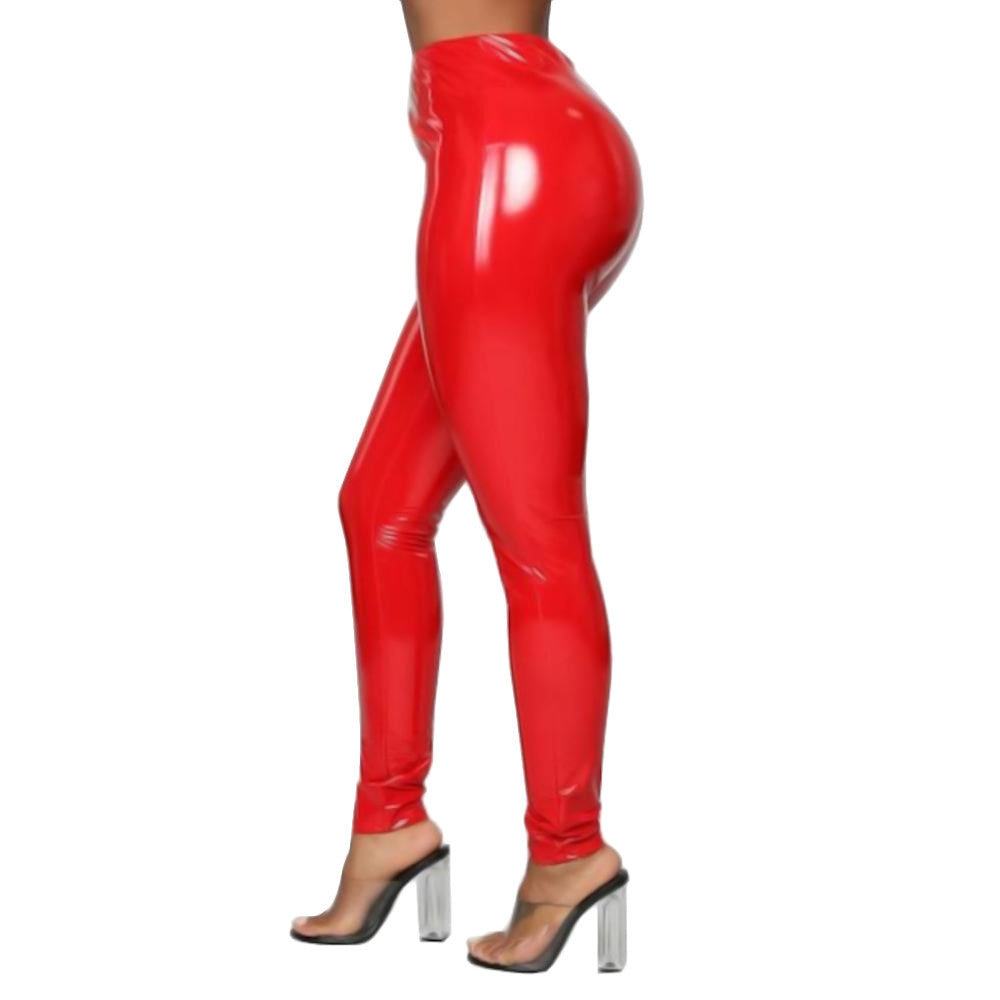 Plus Size Faux Leather Leggings