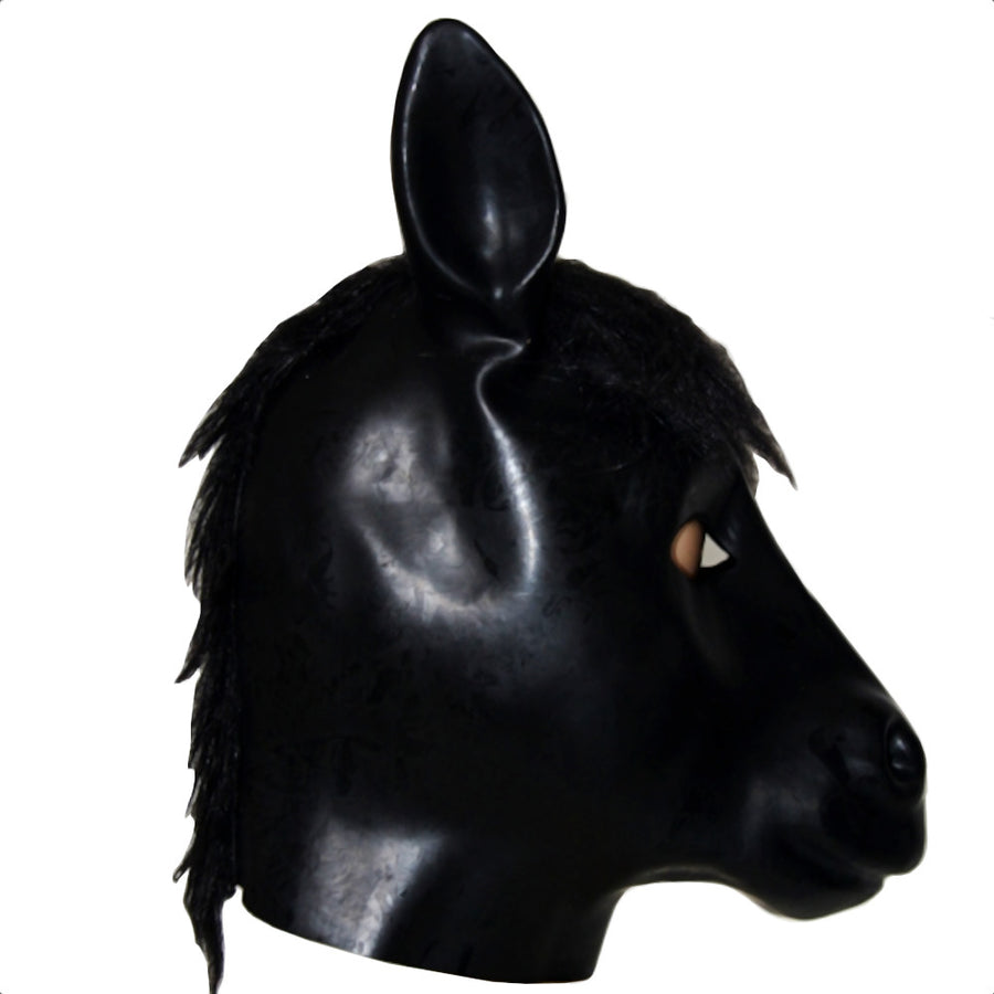 Latex Horse Suit Head