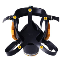 Clear Visor Rubber Gas Mask