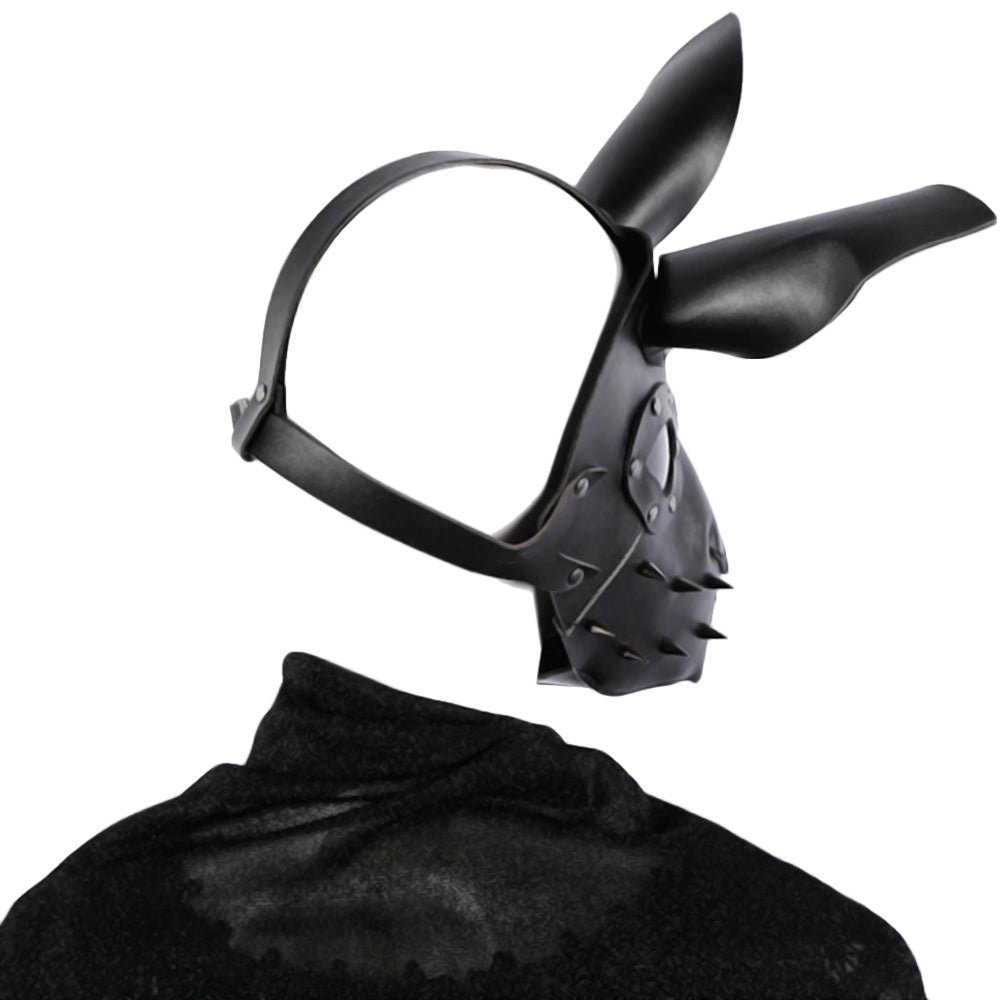 Rabbit Fetish Gas Mask Hood