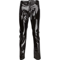 Zippered Men's PVC Pants