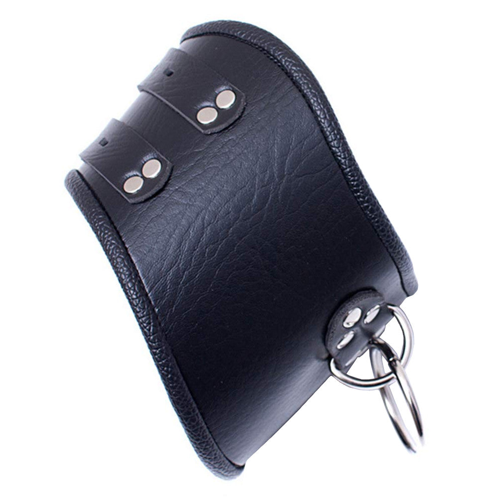 Black PU Leather Posture Collar