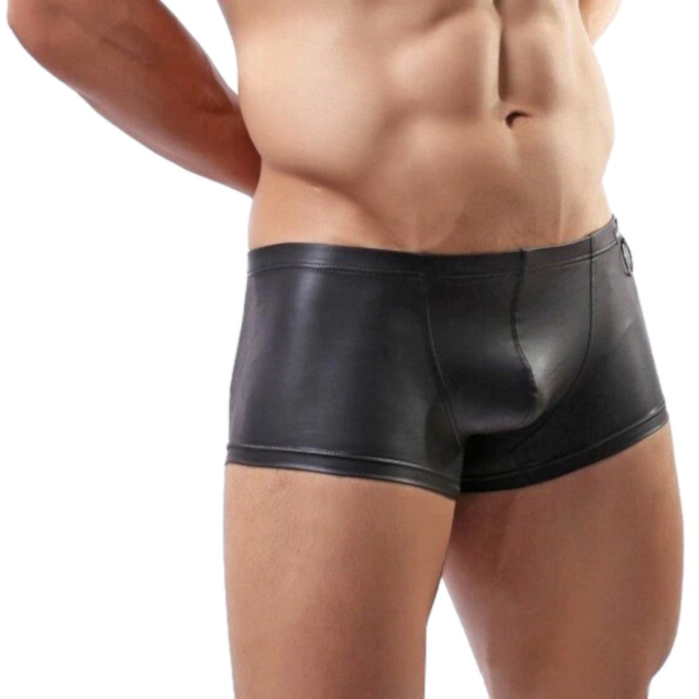 Sleek PVC Boxer Shorts