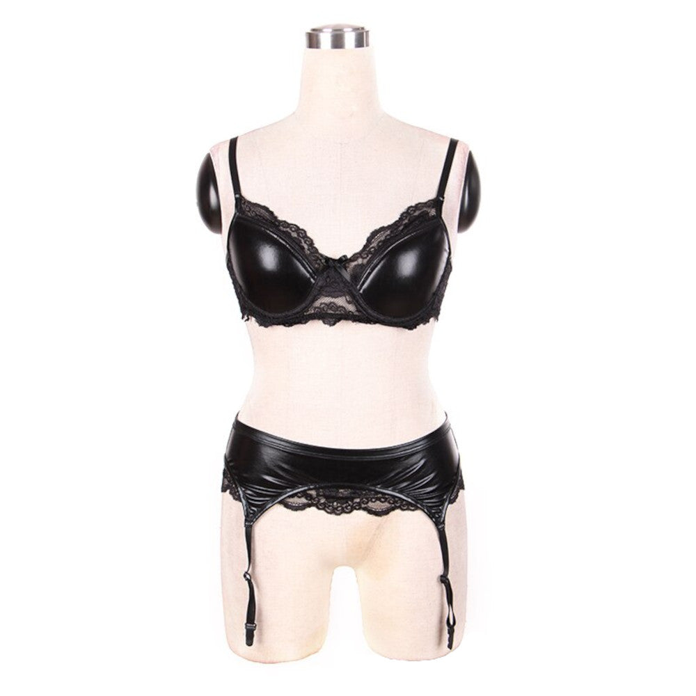 Vibrant Vixen Vinyl Underwear Set Laidtex Vibrant Vixen Vinyl Underwear Set Laidtex