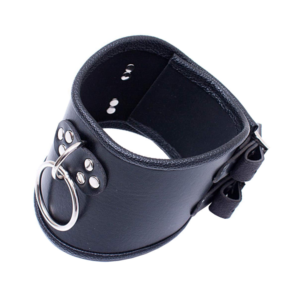 Black PU Leather Posture Collar