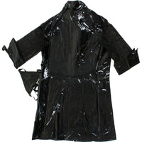 Marvelous Mesh Sleeved PVC Coat