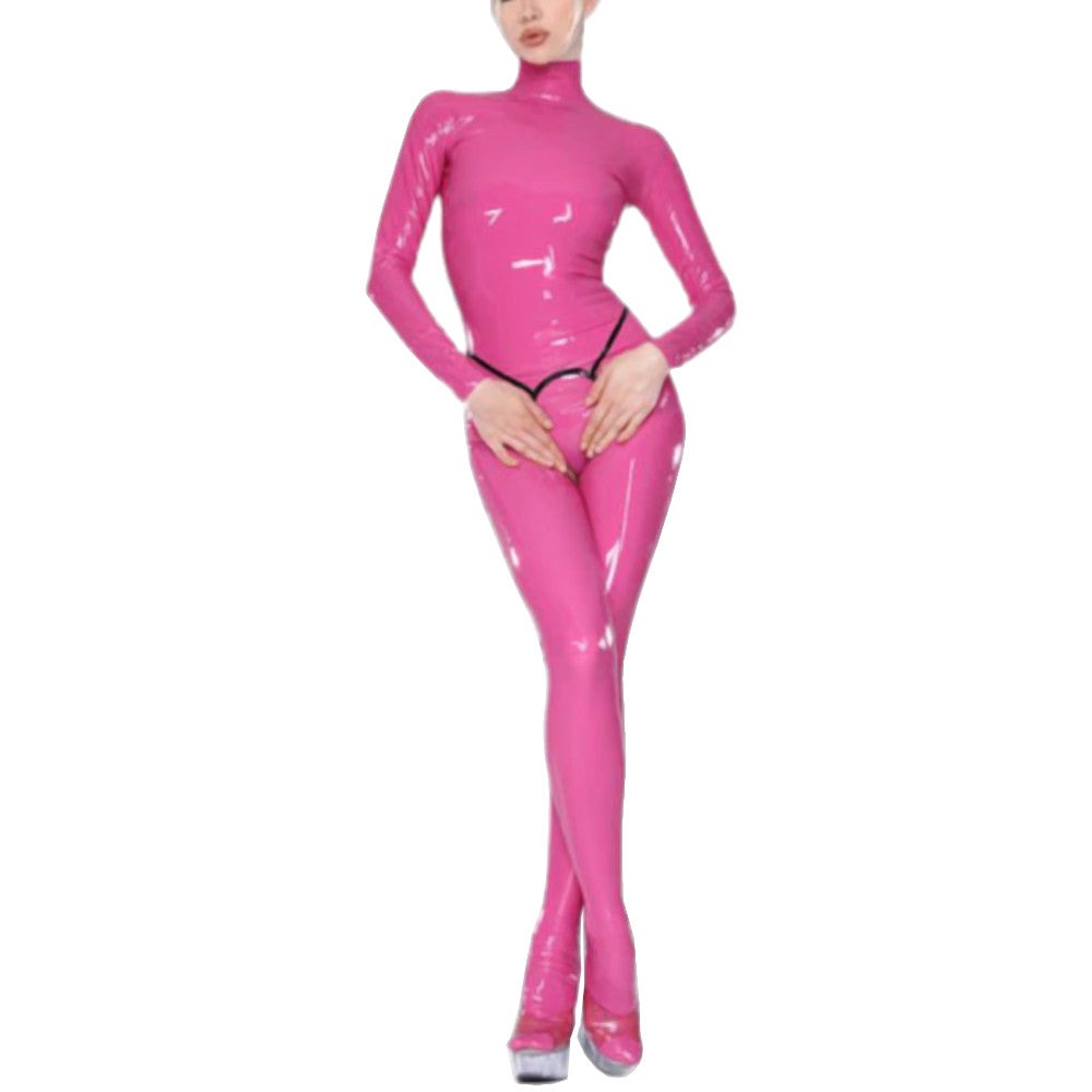 Playful Crotchless Catsuit