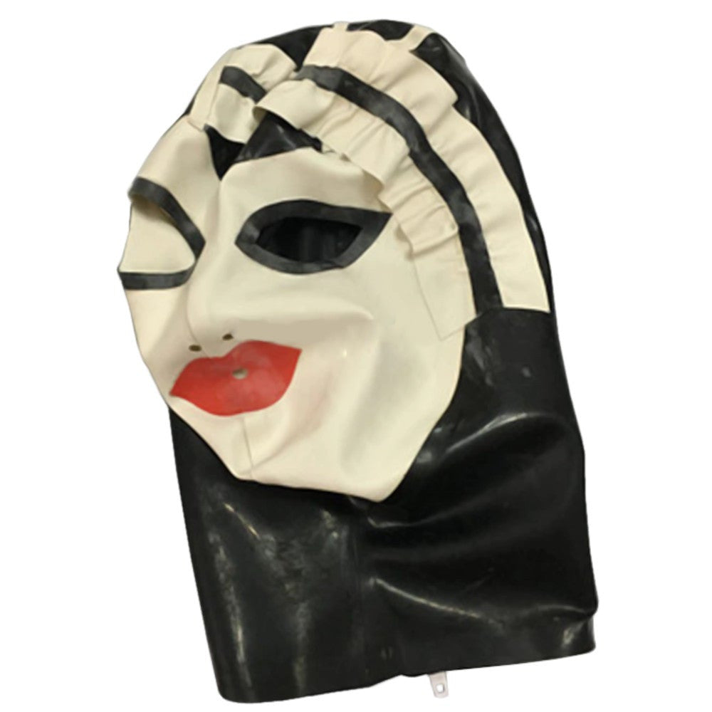 Rousing Ruffled Face Mask Hood