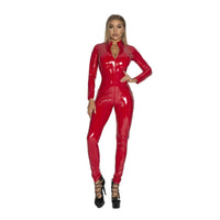 Curvacious Faux Leather Catsuit