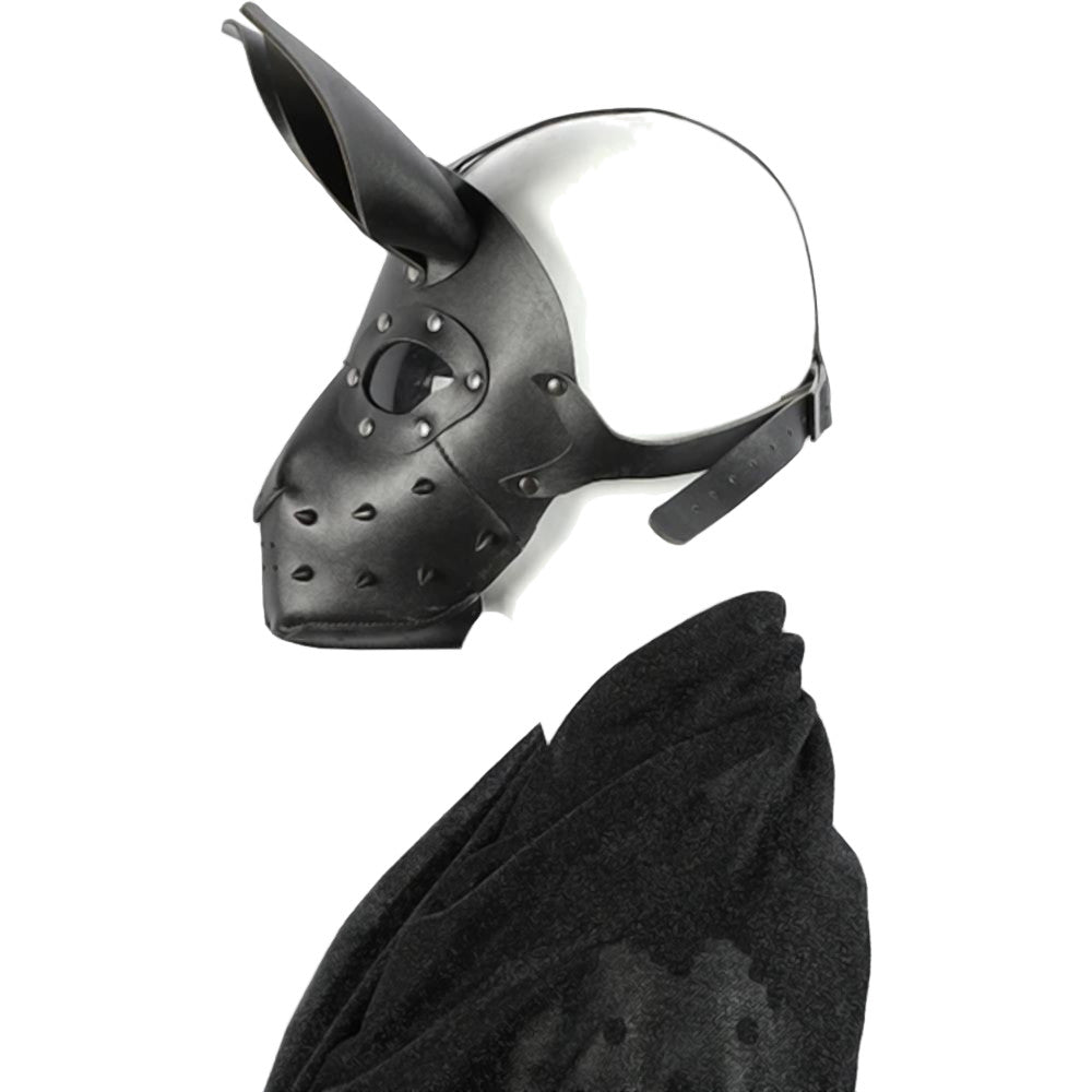 Rabbit Fetish Gas Mask Hood