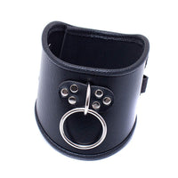 Black PU Leather Posture Collar