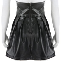 Corseted PVC Skater Skirt