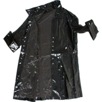 Marvelous Mesh Sleeved PVC Coat