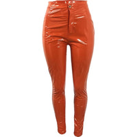 Colorful Women's Vinyl Pants